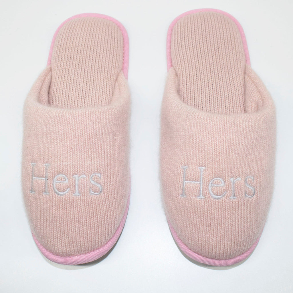 CASHMERE "HERS" SLIPPERS