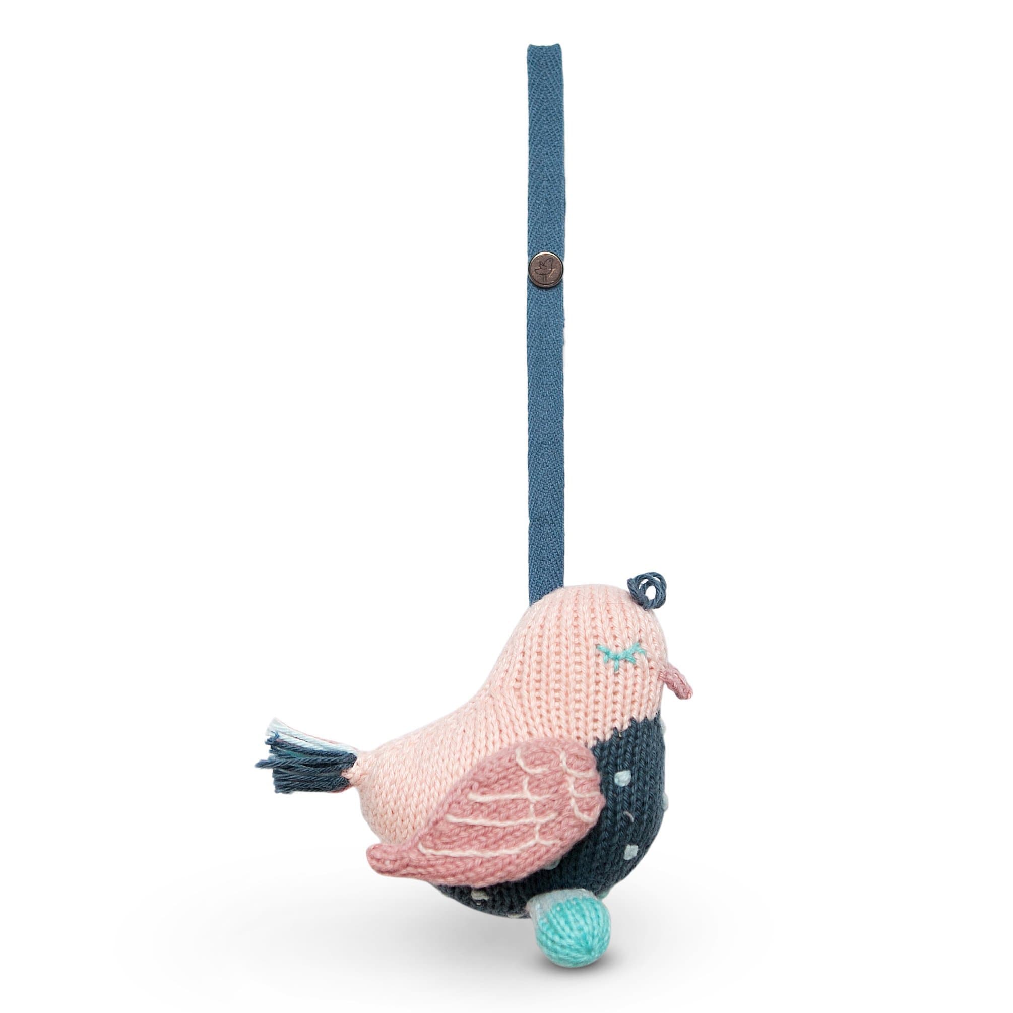 knit stroller toy | stella the sparrow