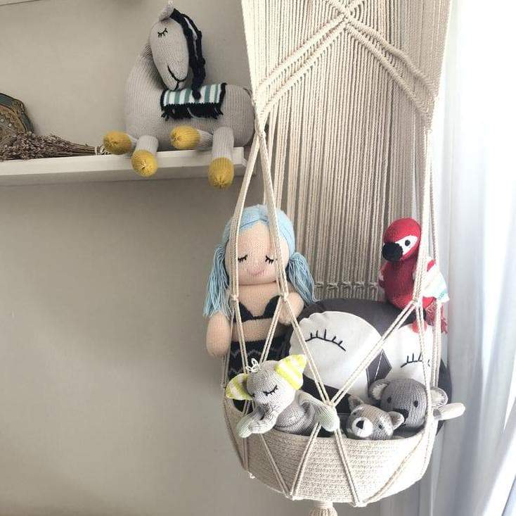 boho bundle - swing & toy basket