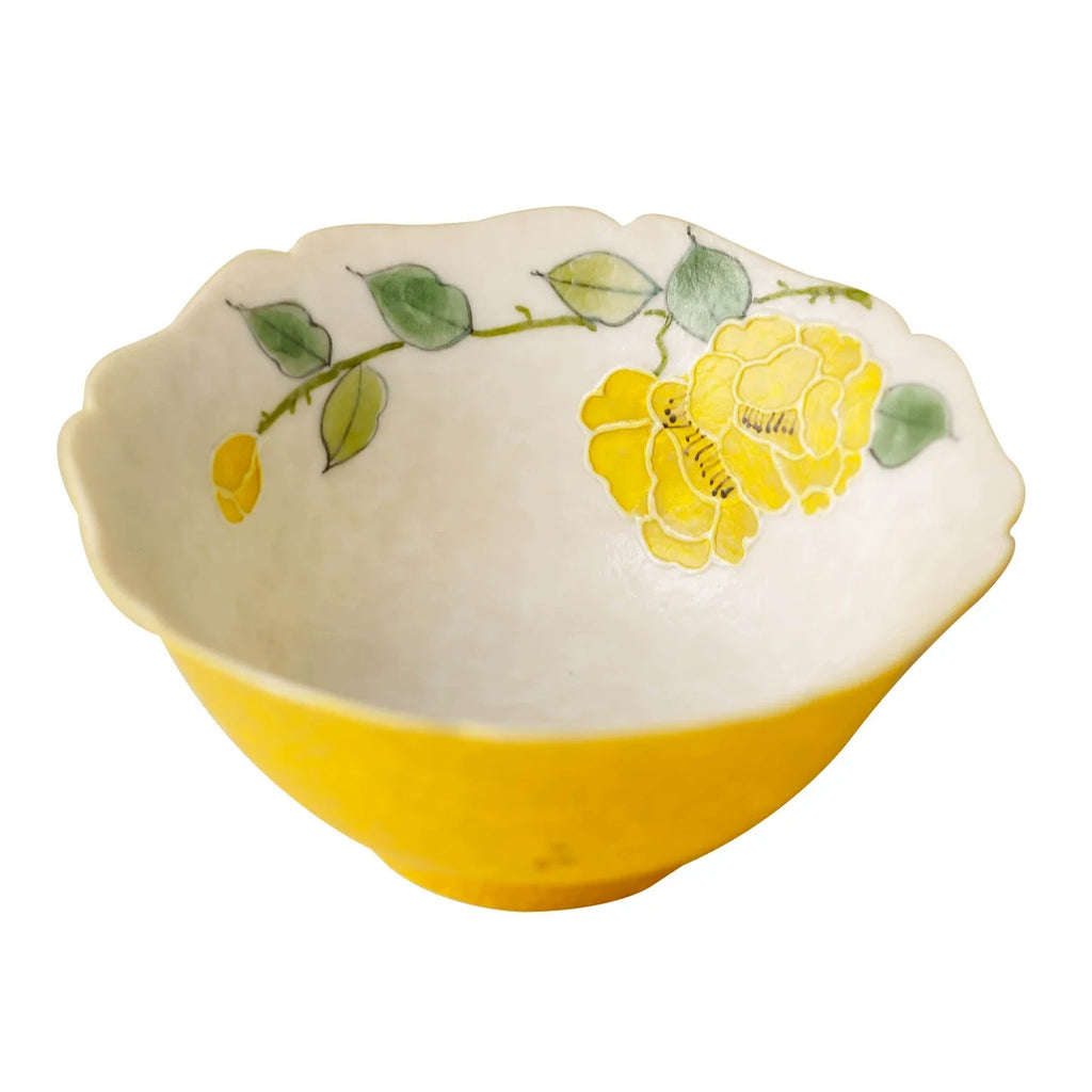 Imperial Blossom Hand-Painted Porcelain Tea Cup – Lingban Petal Edition