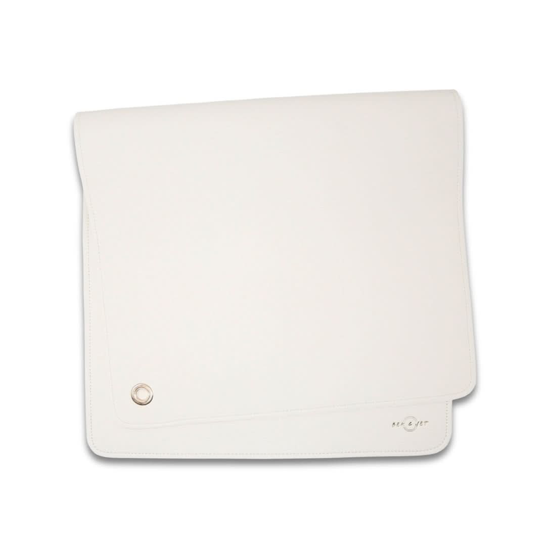 Vegan Leather Baby Changing Mat | Ivory