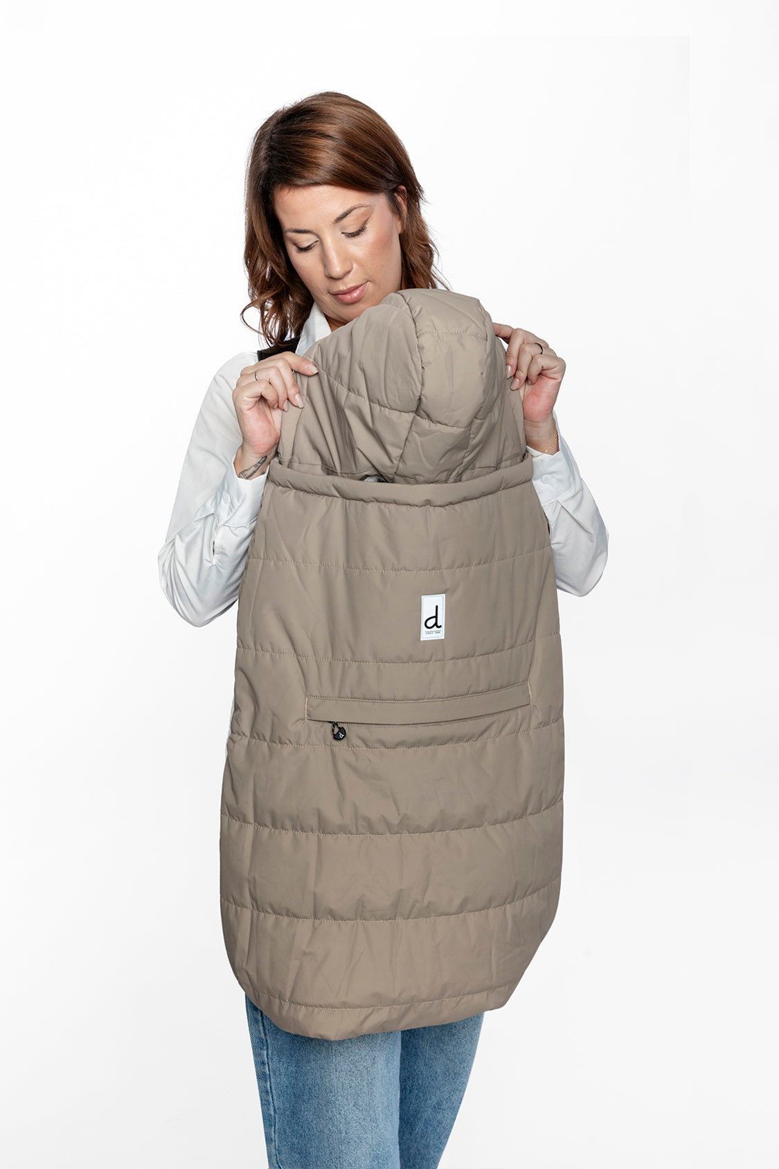 Multi-Function Baby Carrier For Car Seats And Strollers Taupe