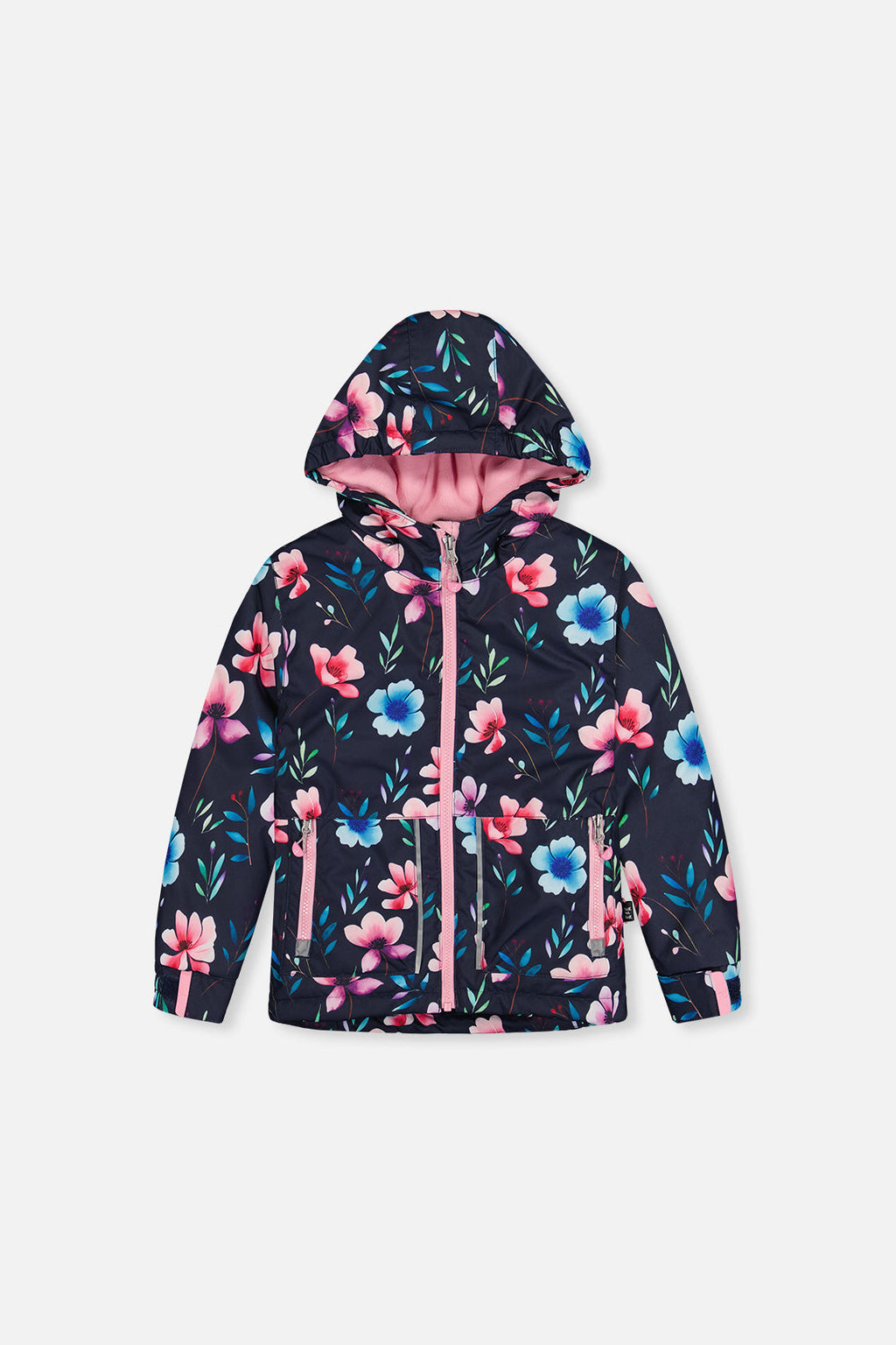 Light Weight Two Piece Chill Snowsuit Blue Floral Print
