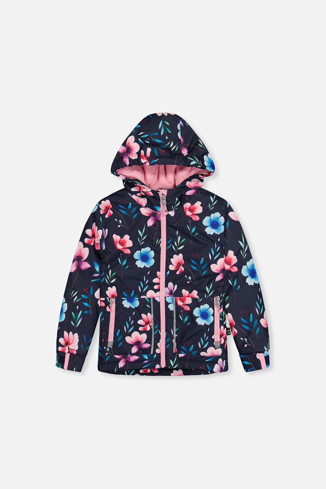 Light Weight Two Piece Chill Snowsuit Blue Floral Print
