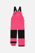 Play Overall Snow Bib Bright Pink