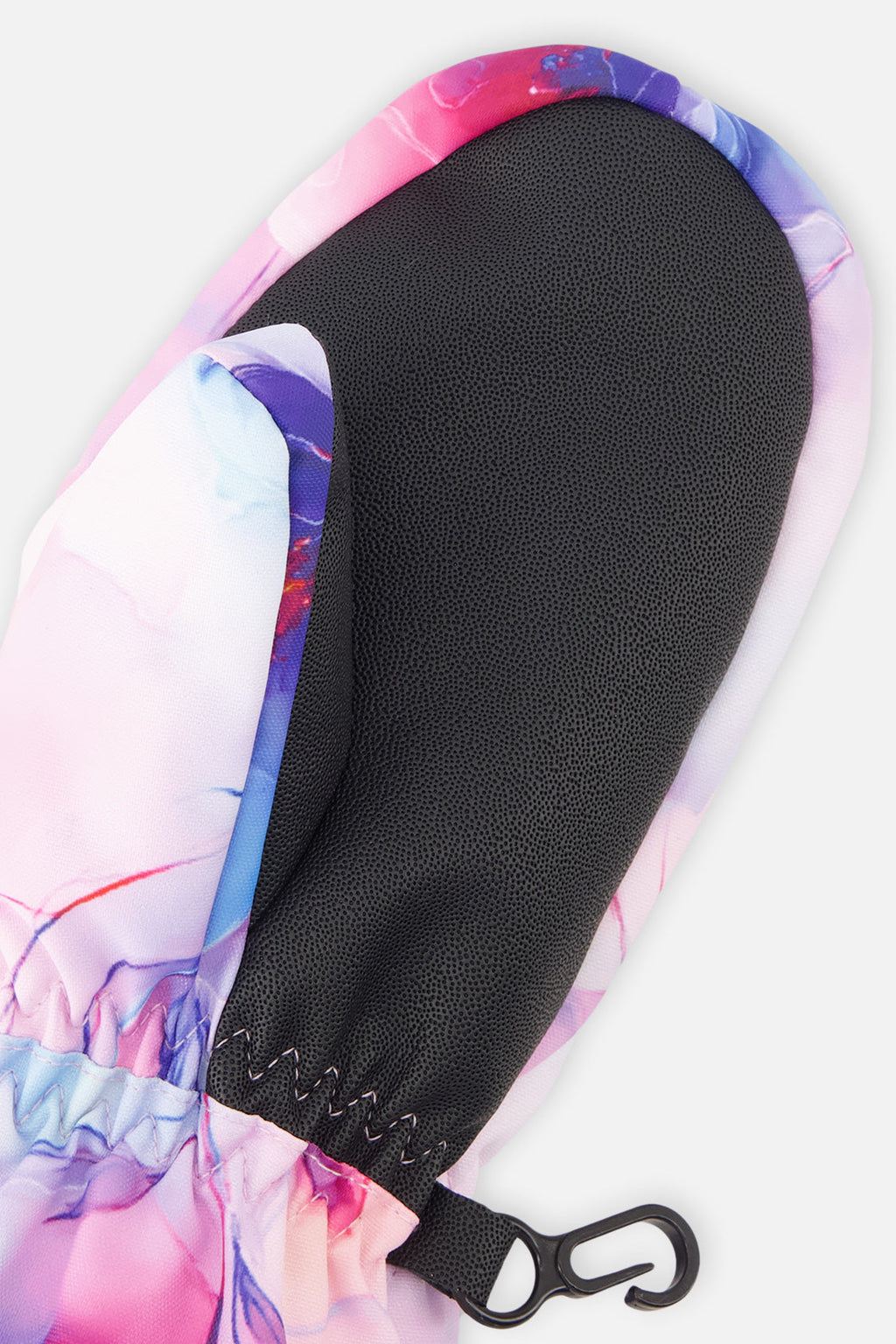 Play Winter Mittens Mauve Flower Print