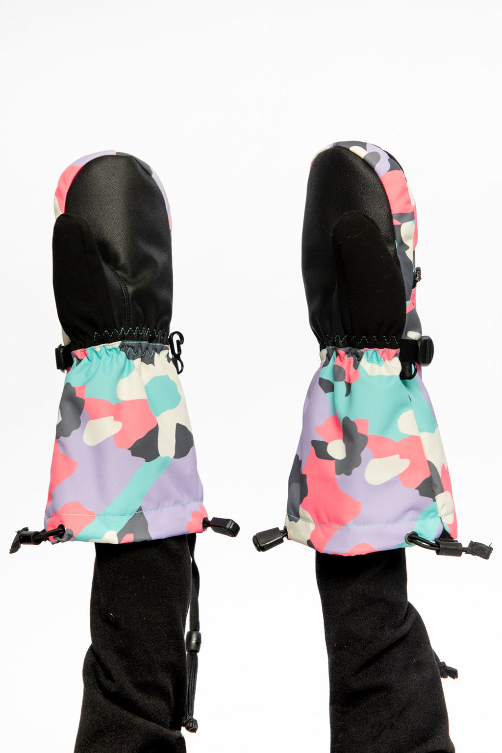 Teknik Winter Mittens Coral Camouflage