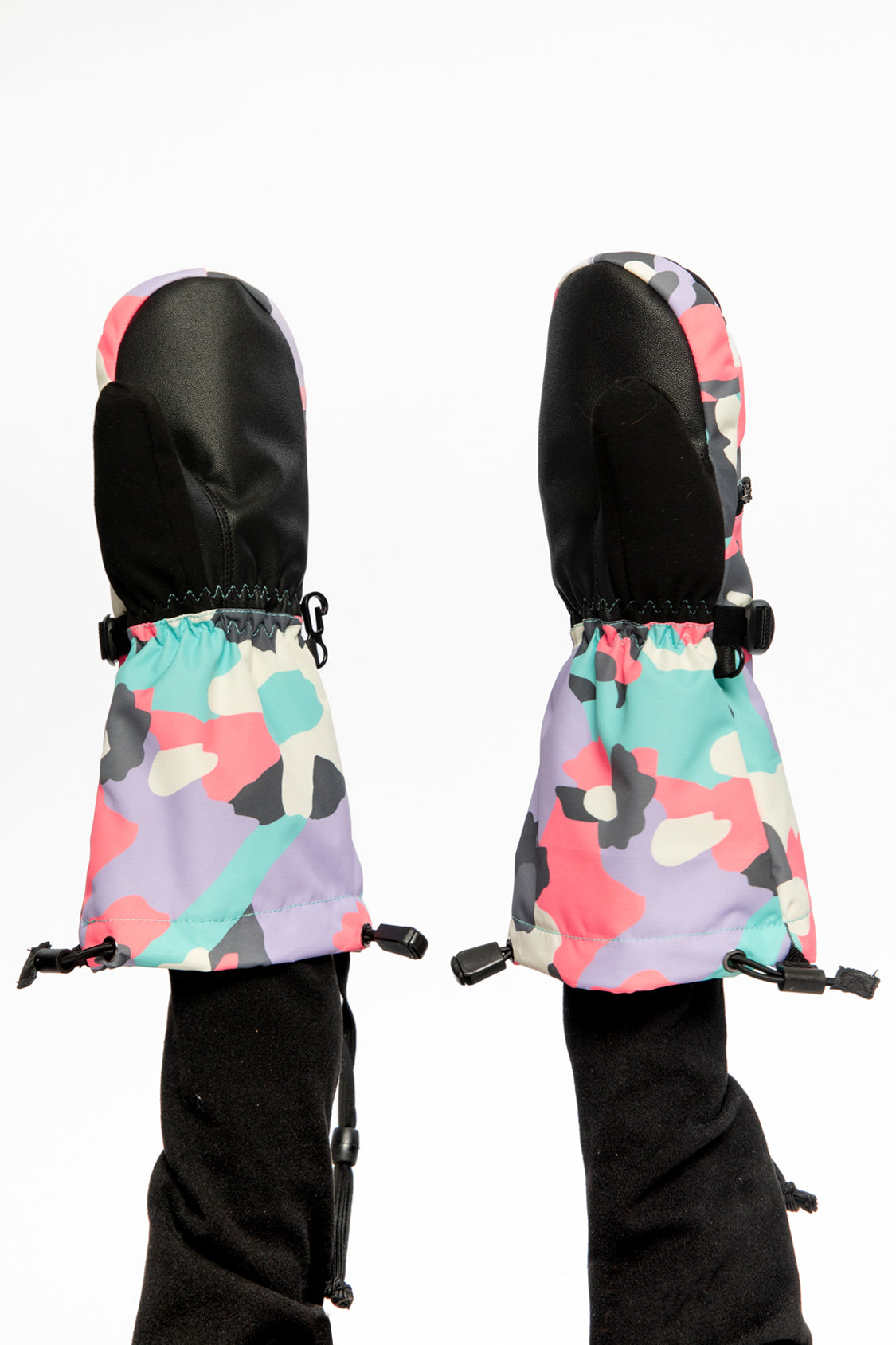 Teknik Winter Mittens Coral Camouflage