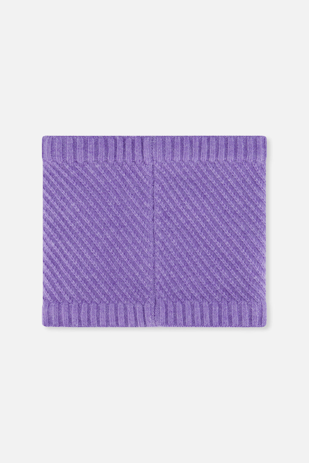 Winter Knit Neckwarmer Violet
