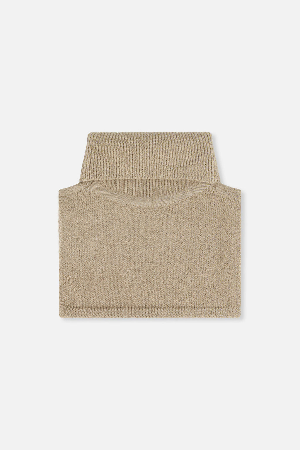 Baby Knit Turtle Neckwarmer Light Taupe
