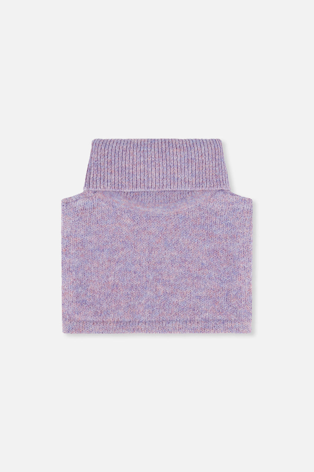 Baby Knit Turtle Neckwarmer Lavender