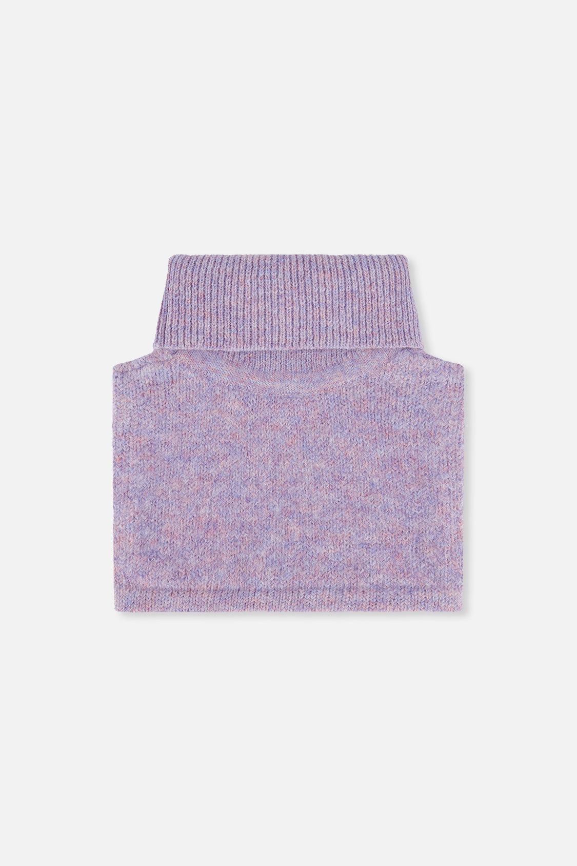 Baby Knit Turtle Neckwarmer Lavender