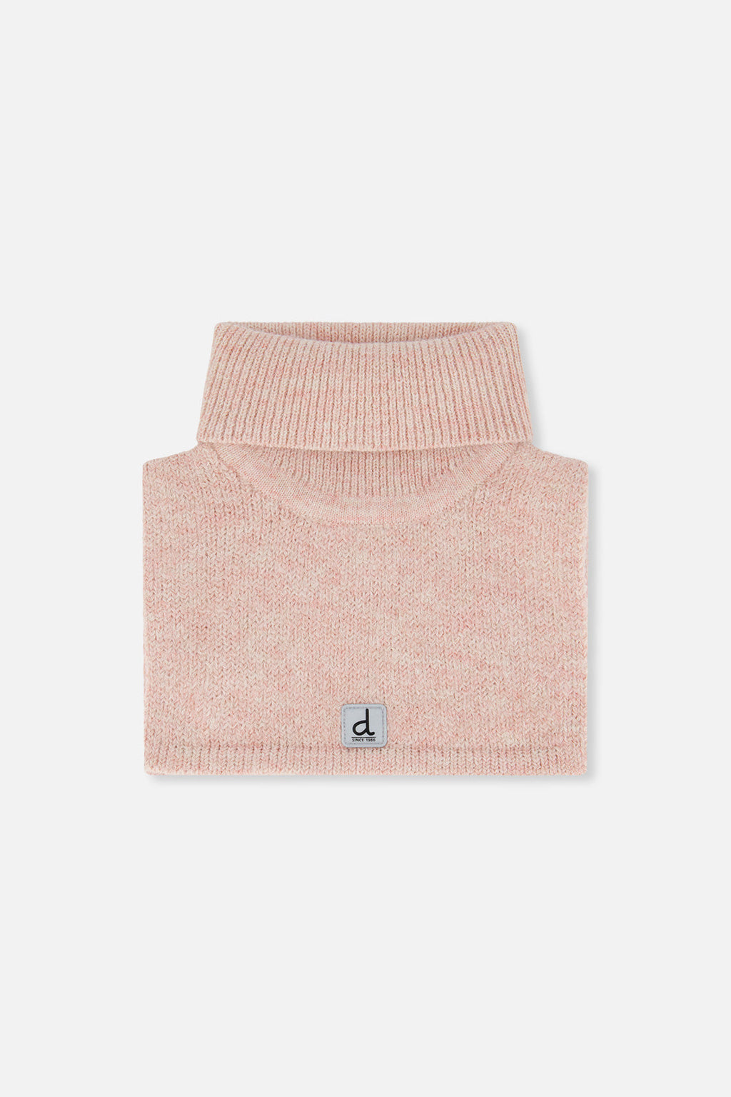 Baby Knit Turtle Neckwarmer Pale Dusty Pink