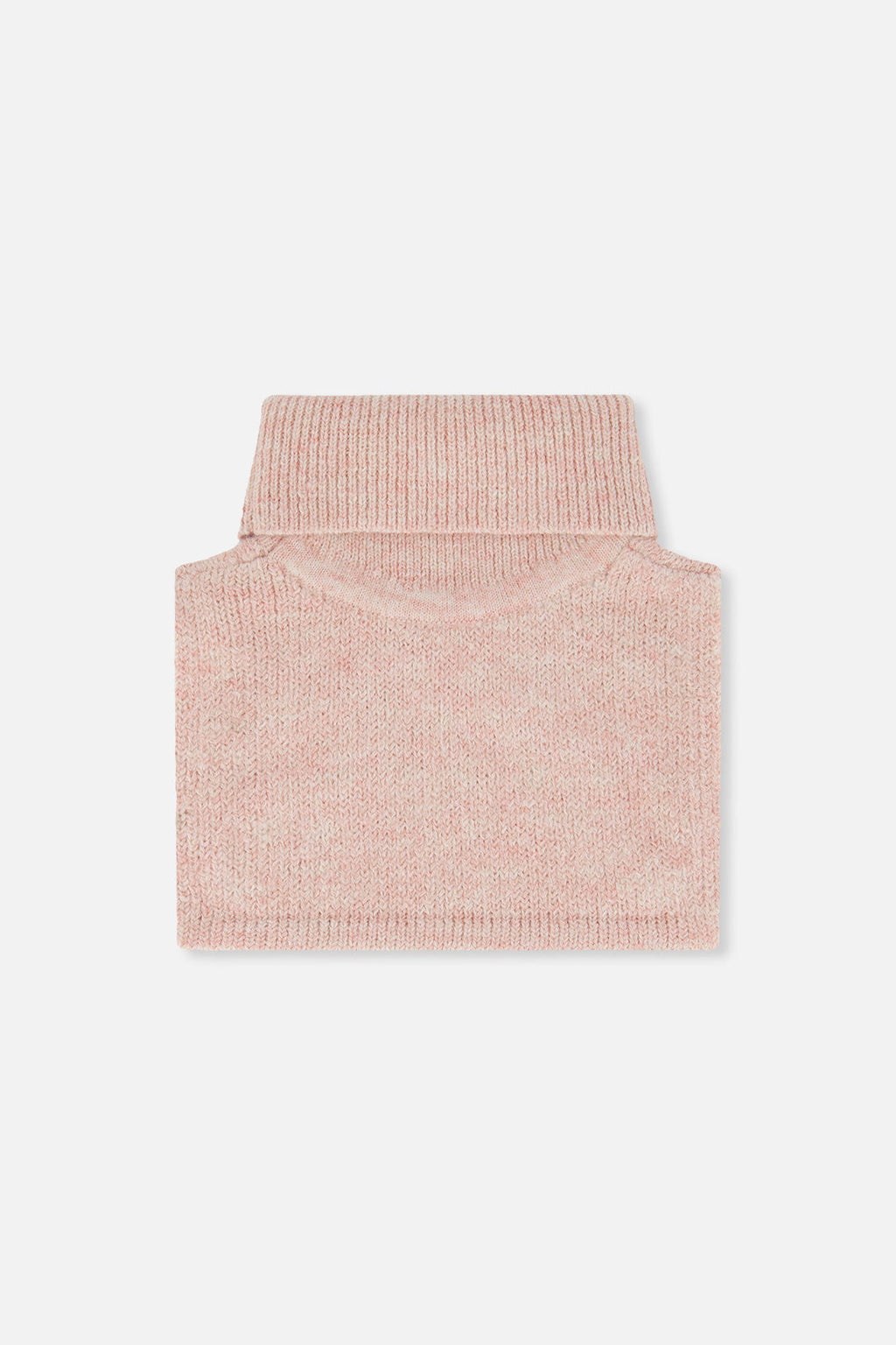 Baby Knit Turtle Neckwarmer Pale Dusty Pink