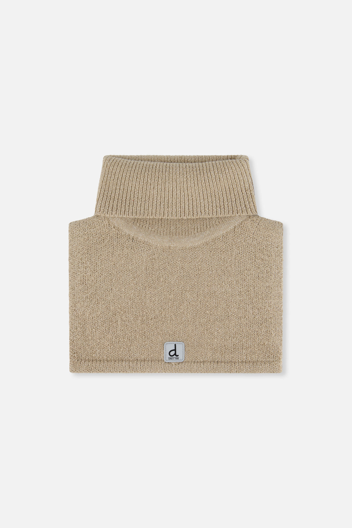 Knit Turtle Neckwarmer Light Taupe