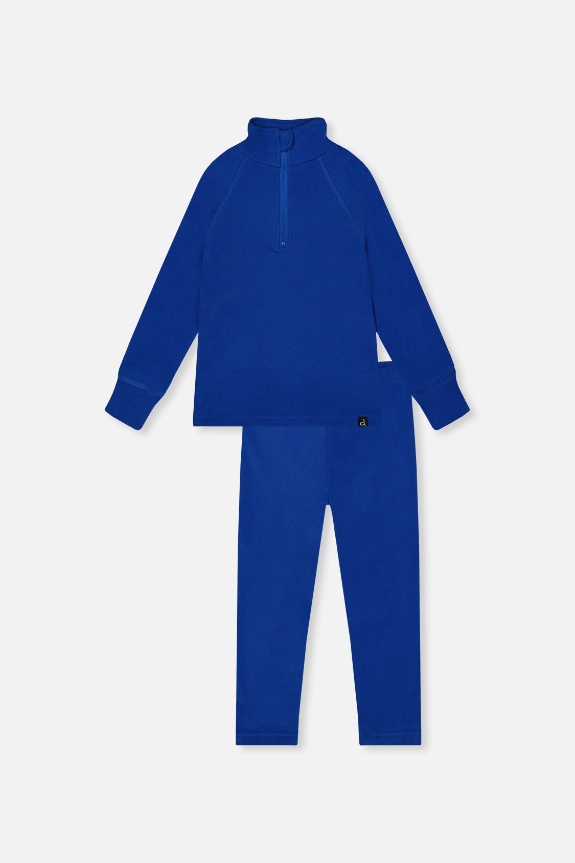 Two Piece Thermal Underwear Royal Blue