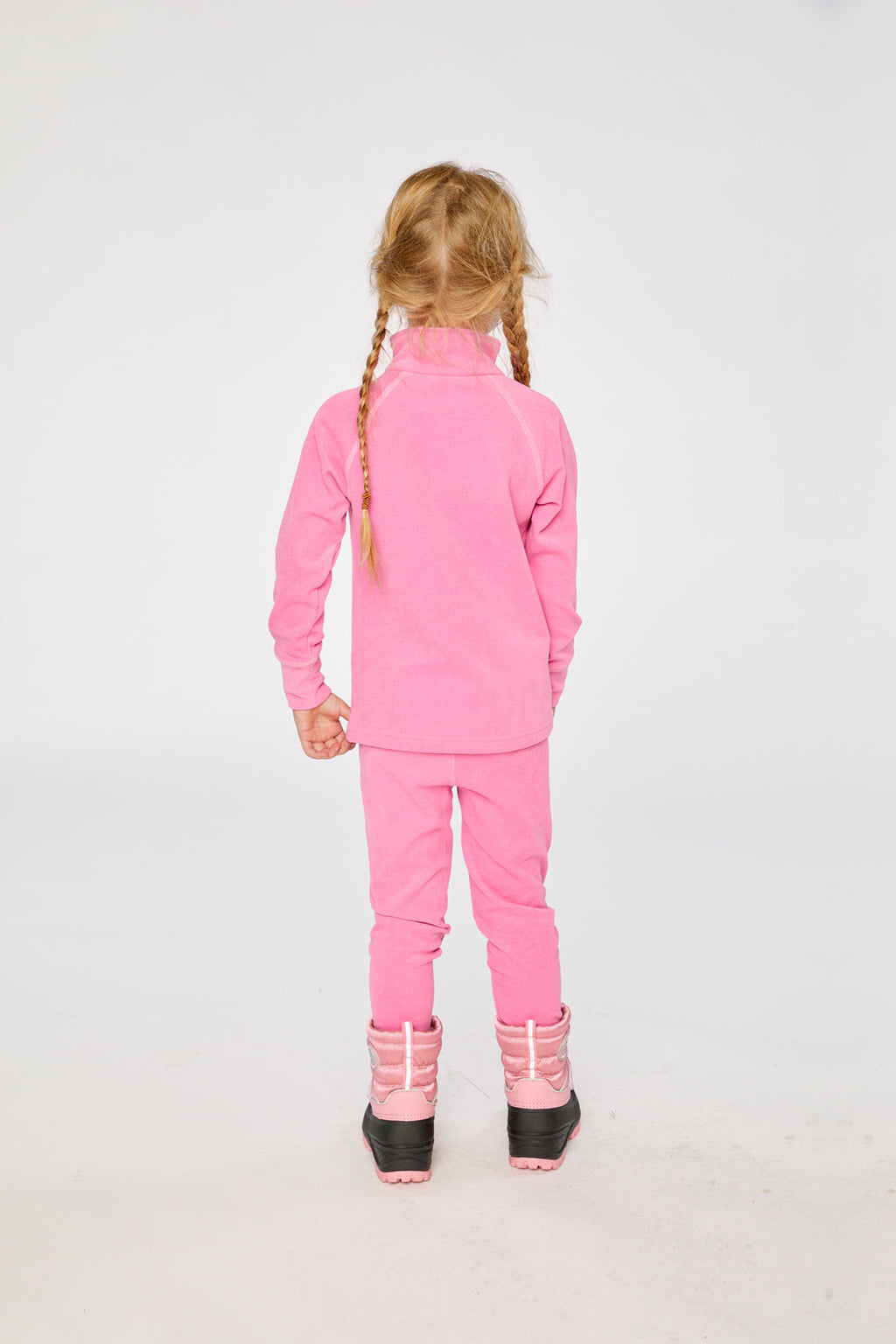 Two Piece Thermal Underwear Pink