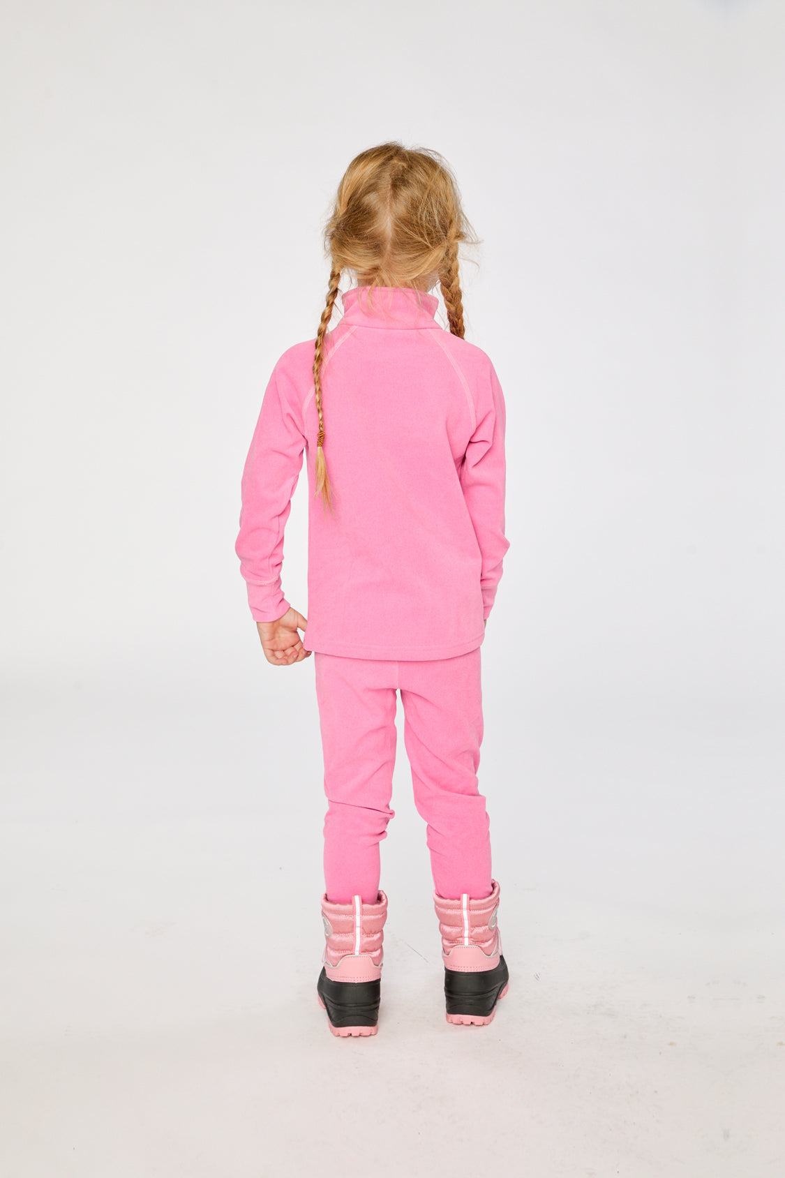 Two Piece Thermal Underwear Pink