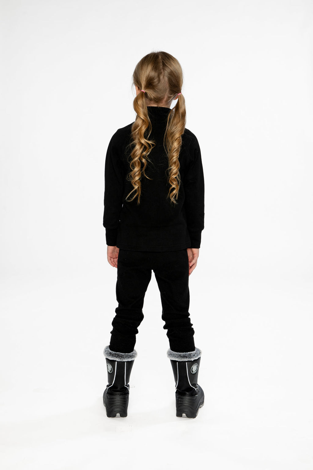 Two Piece Thermal Underwear Black