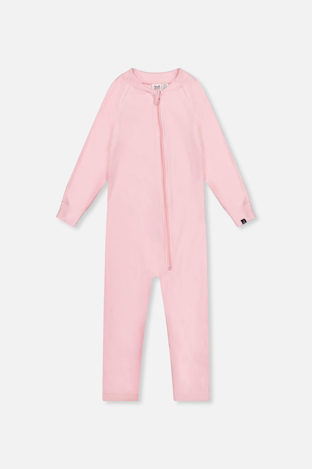 Baby One Piece Thermal Underwear Pale Pink