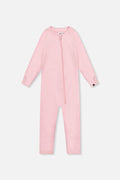 Baby One Piece Thermal Underwear Pale Pink