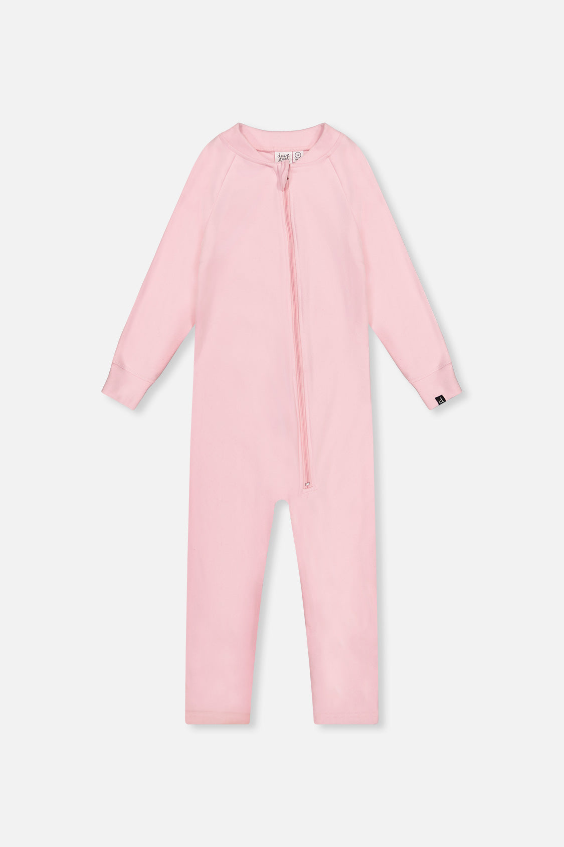 Baby One Piece Thermal Underwear Pale Pink