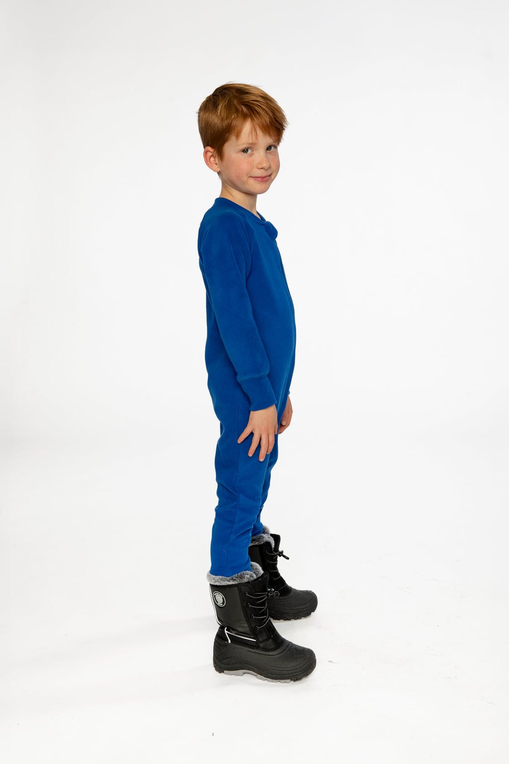 One Piece Thermal Underwear Royal Blue