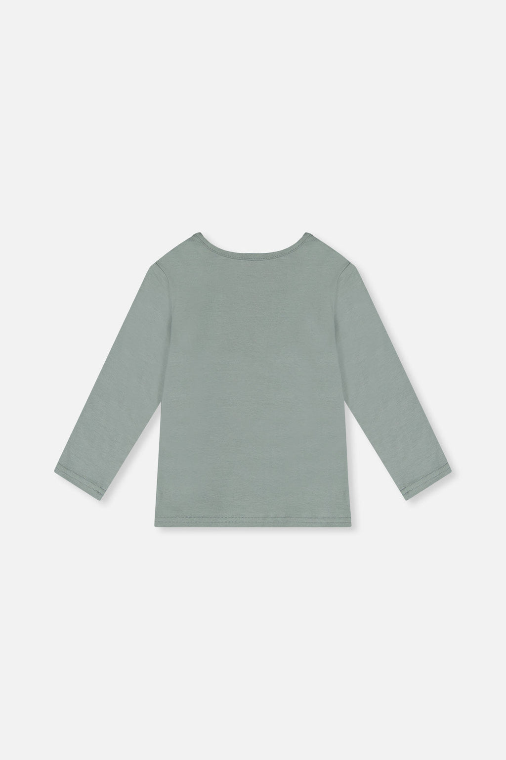 Organic Cotton Long Sleeve T-Shirt Sage Green