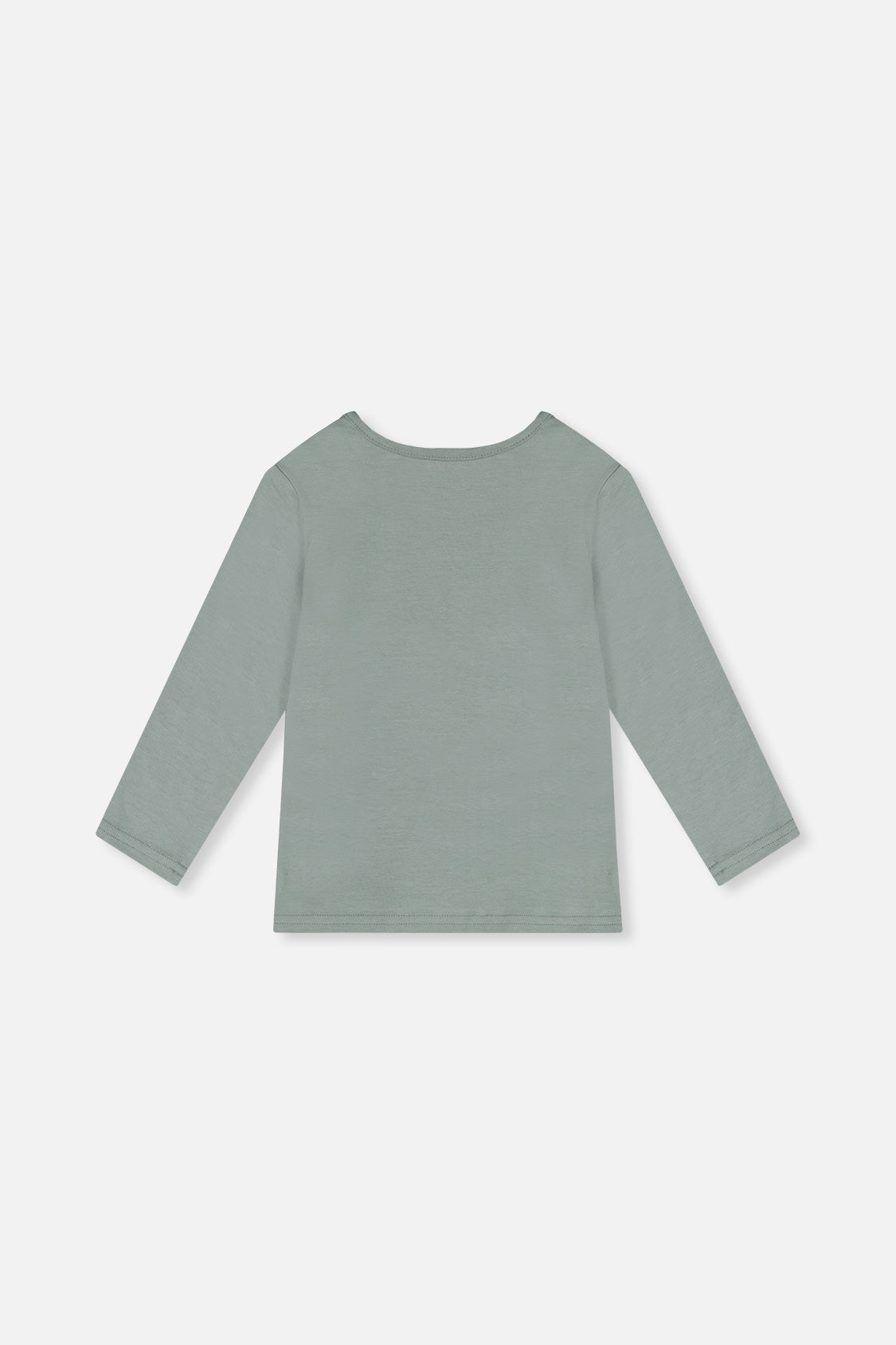 Organic Cotton Long Sleeve T-Shirt Sage Green