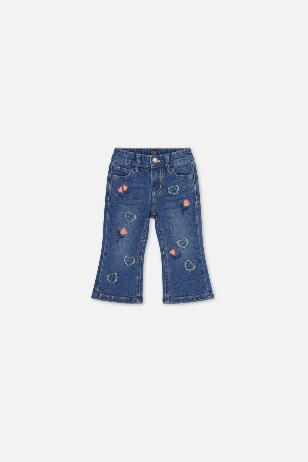 Baby Boot Leg Jeans Navy Blue Denim