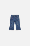 Baby Boot Leg Jeans Navy Blue Denim