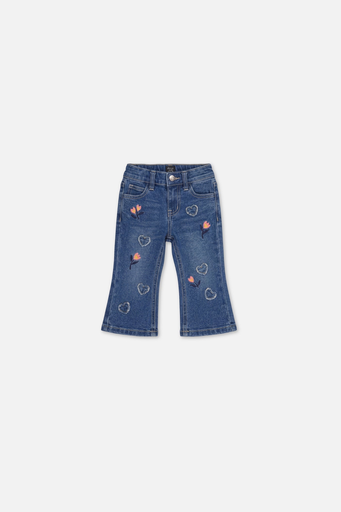 Baby Boot Leg Jeans Navy Blue Denim