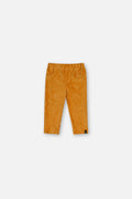 Baby Stretch Velour Treggings Yellow