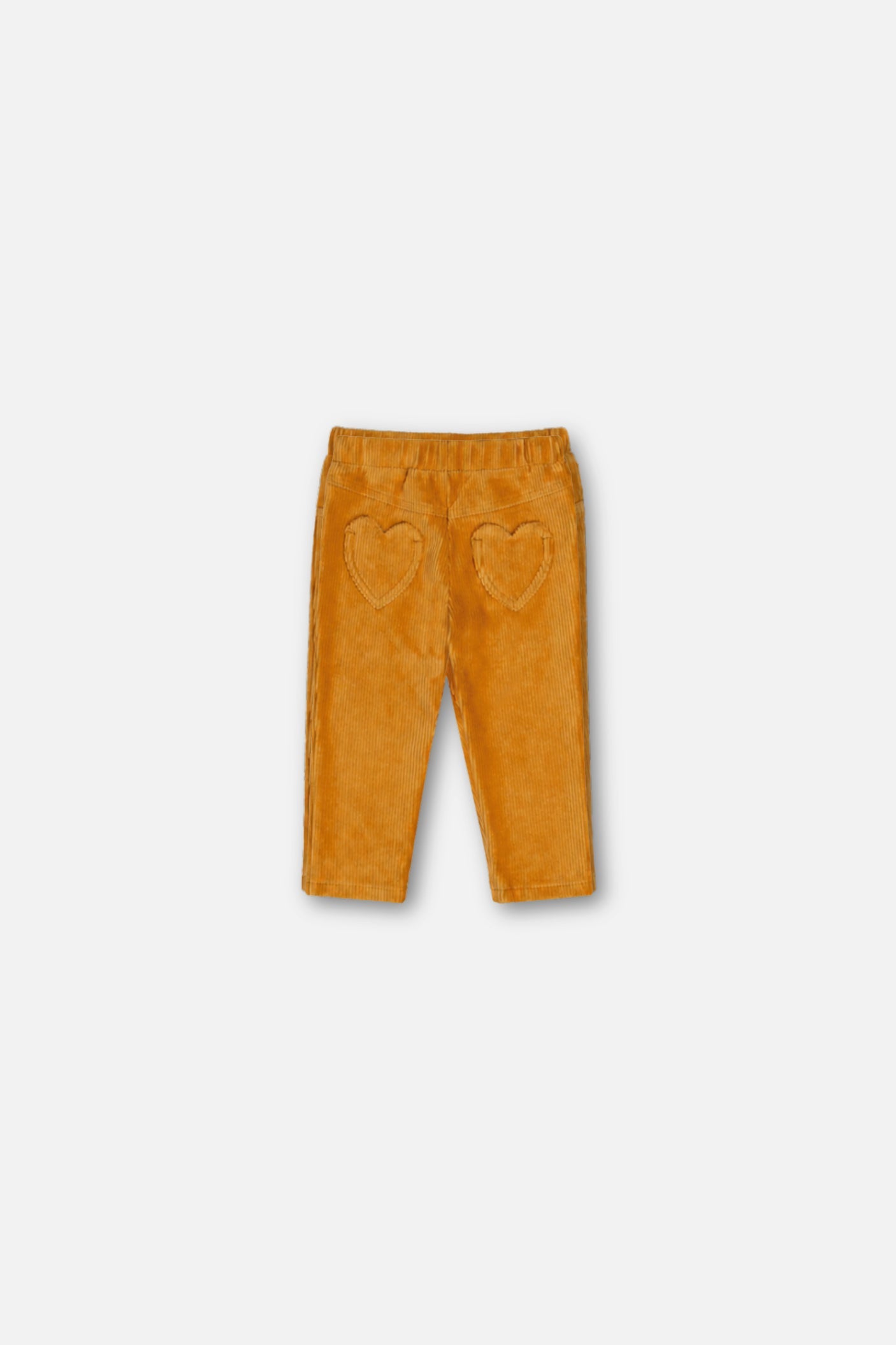 Baby Stretch Velour Treggings Yellow
