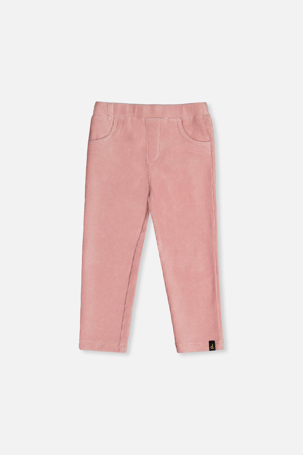 Stretch Velour Treggings Pale Dusty Pink