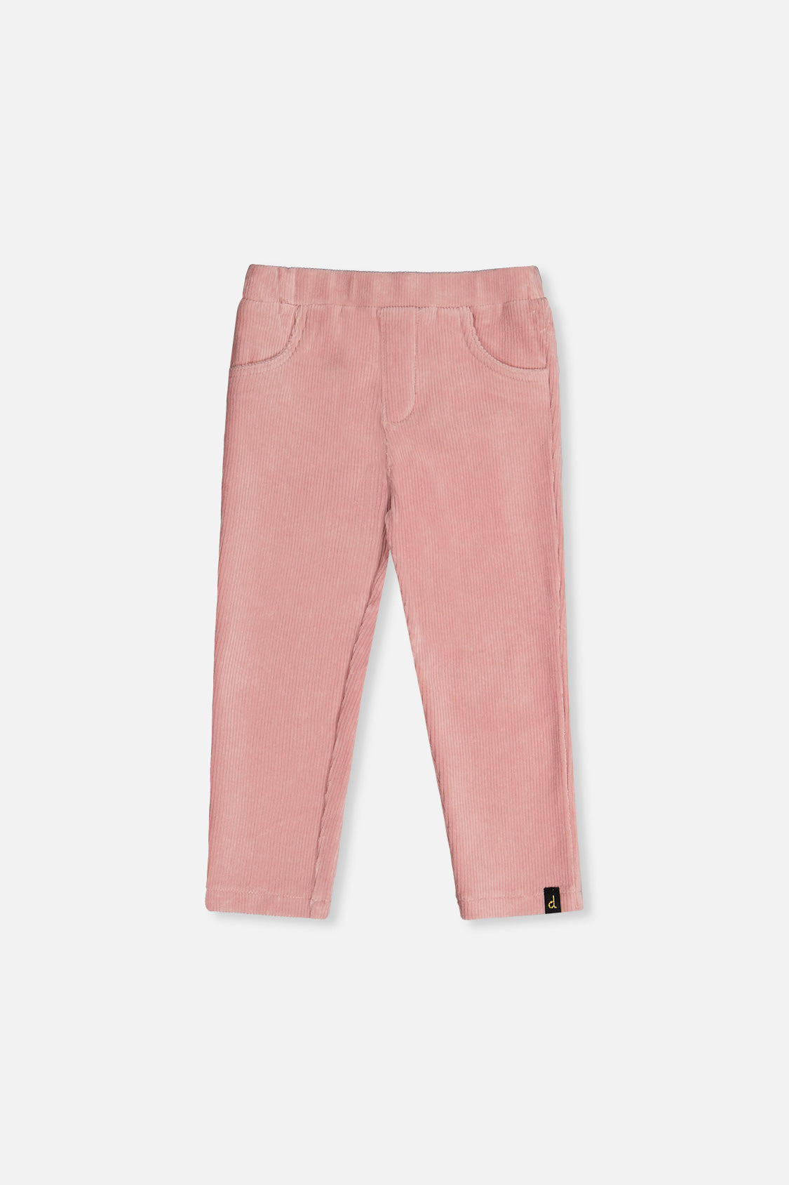 Stretch Velour Treggings Pale Dusty Pink