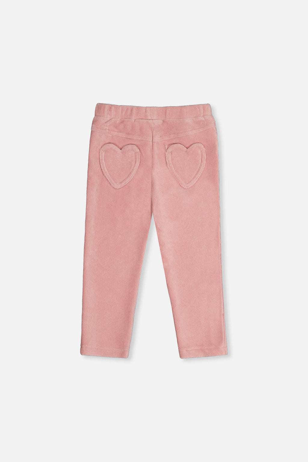 Stretch Velour Treggings Pale Dusty Pink
