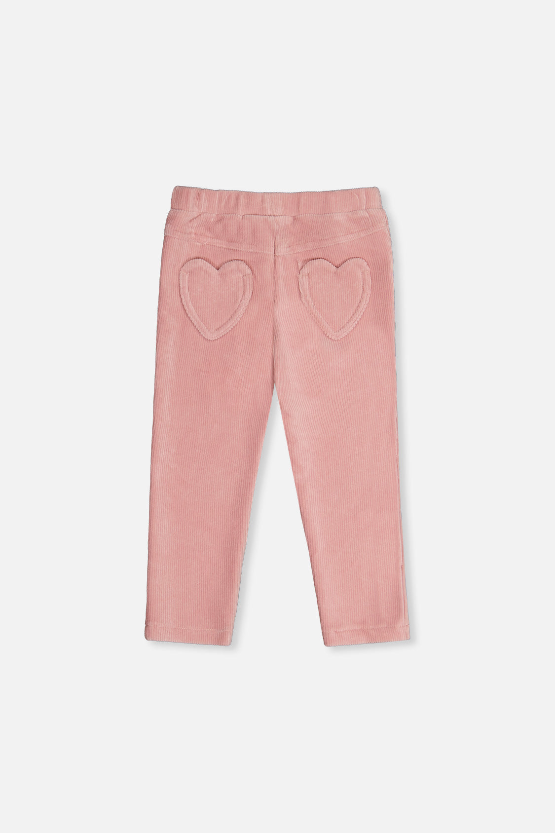 Stretch Velour Treggings Pale Dusty Pink