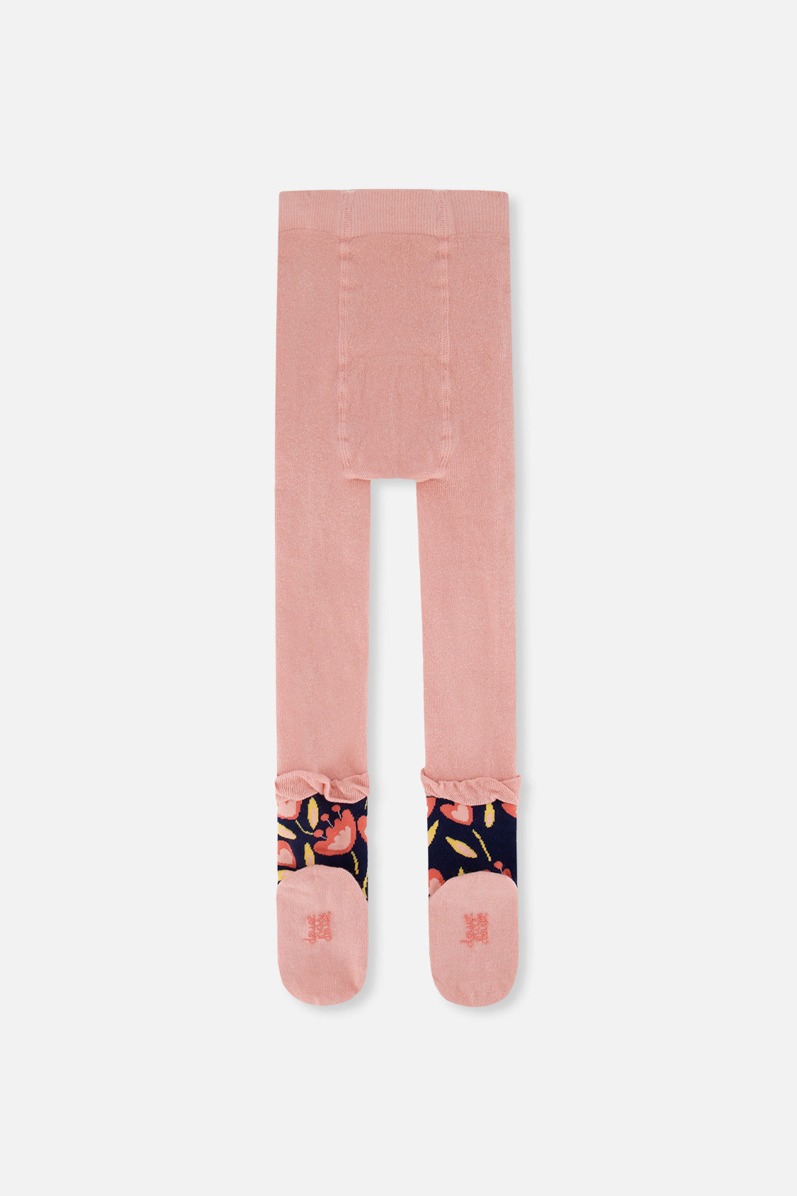 Tights Pale Dusty Pink And Navy