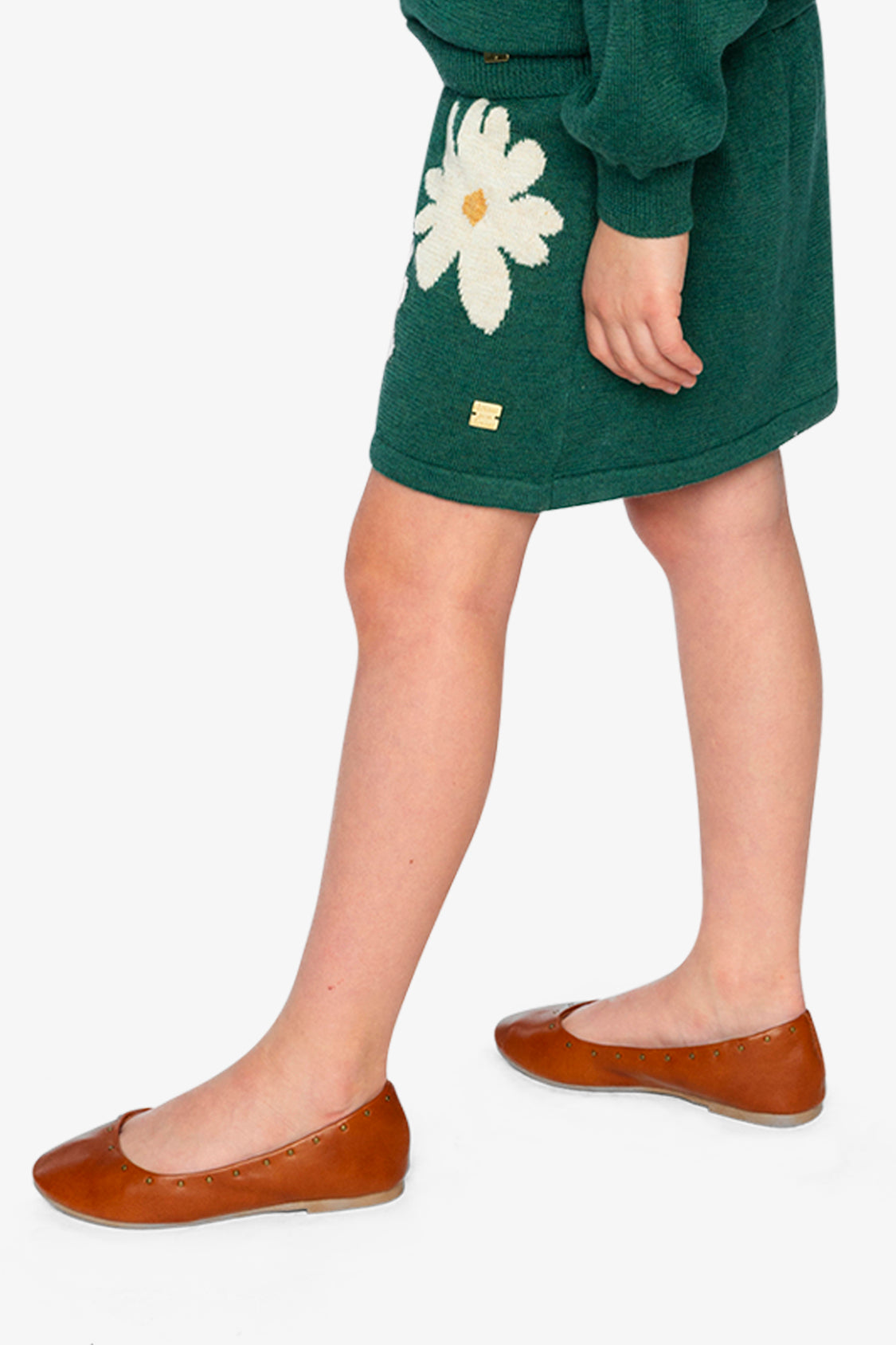 Knitted Skirt Jasper Printed Green