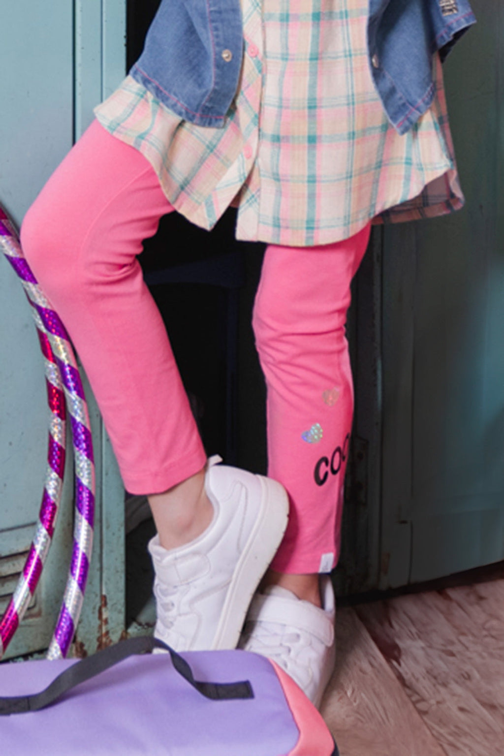 Organic Cotton Leggings Pink