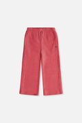 Velour Flare Pants Raspberry Pink