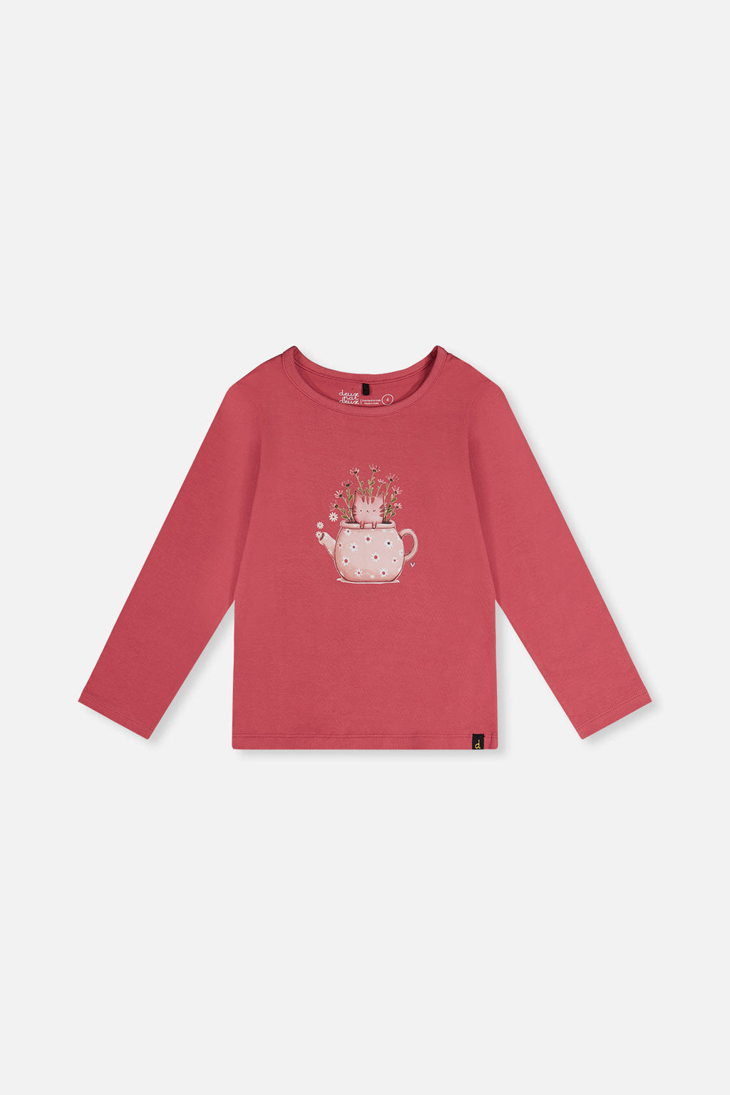 Organic Cotton Jersey T-Shirt Raspberry Pink
