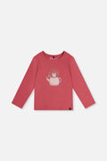 Organic Cotton Jersey T-Shirt Raspberry Pink