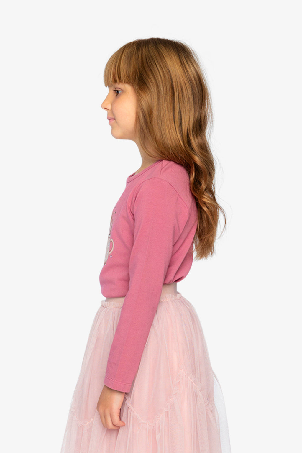 Organic Cotton Jersey T-Shirt Raspberry Pink