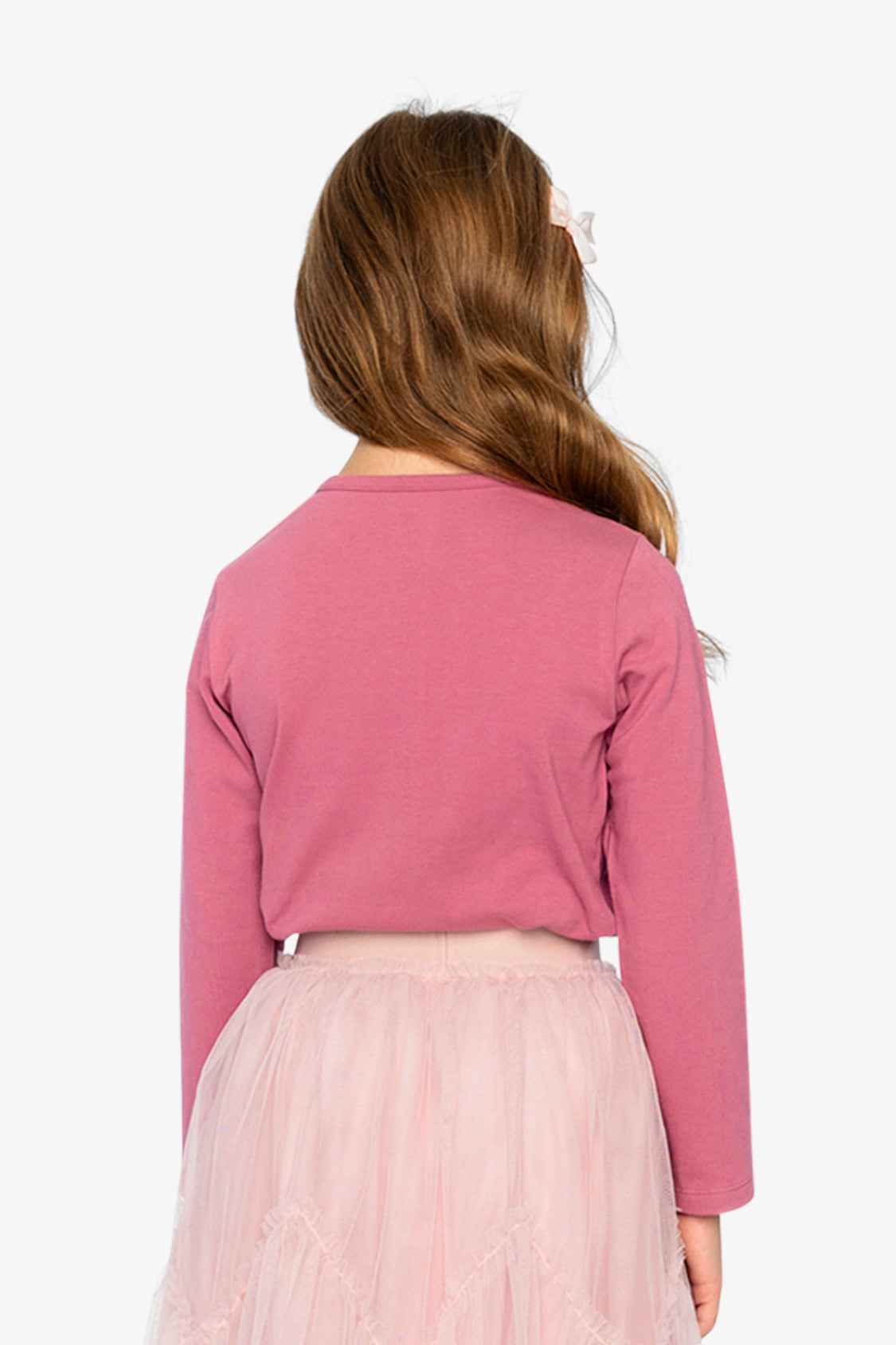 Organic Cotton Jersey T-Shirt Raspberry Pink