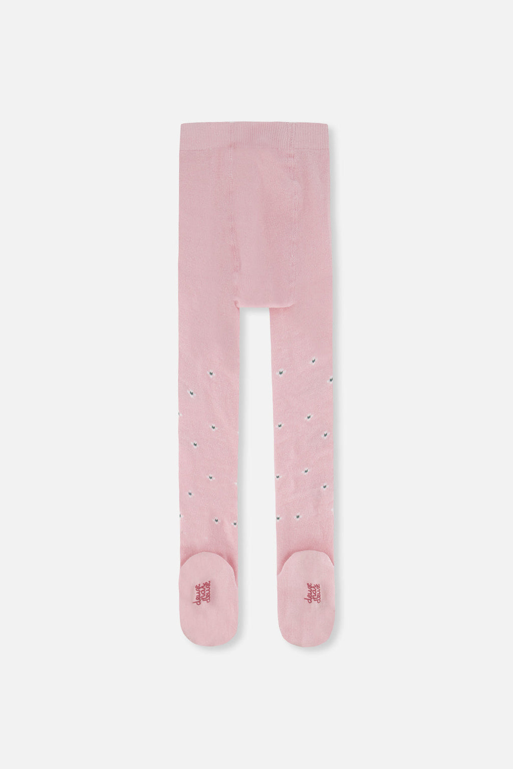 Knit Tights Pale Dusty Pink