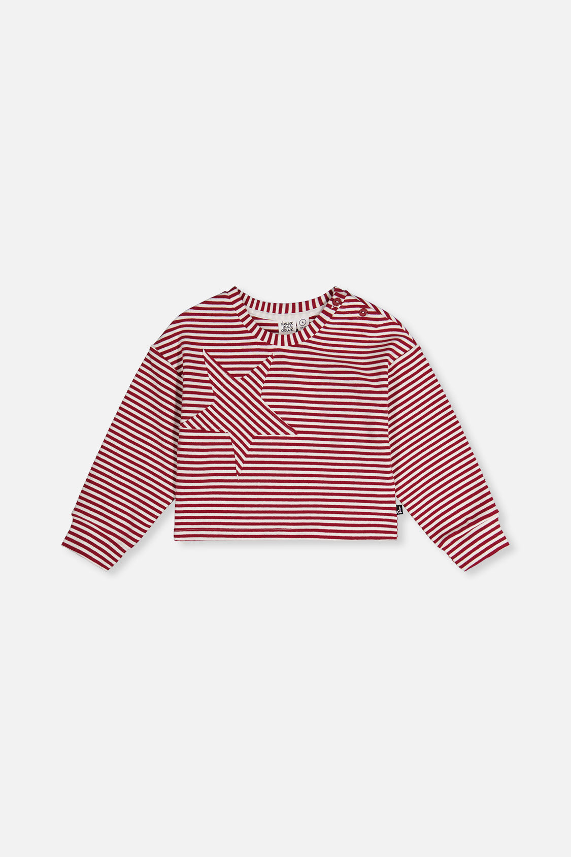 Soft Jersey Top Red And White Stripes