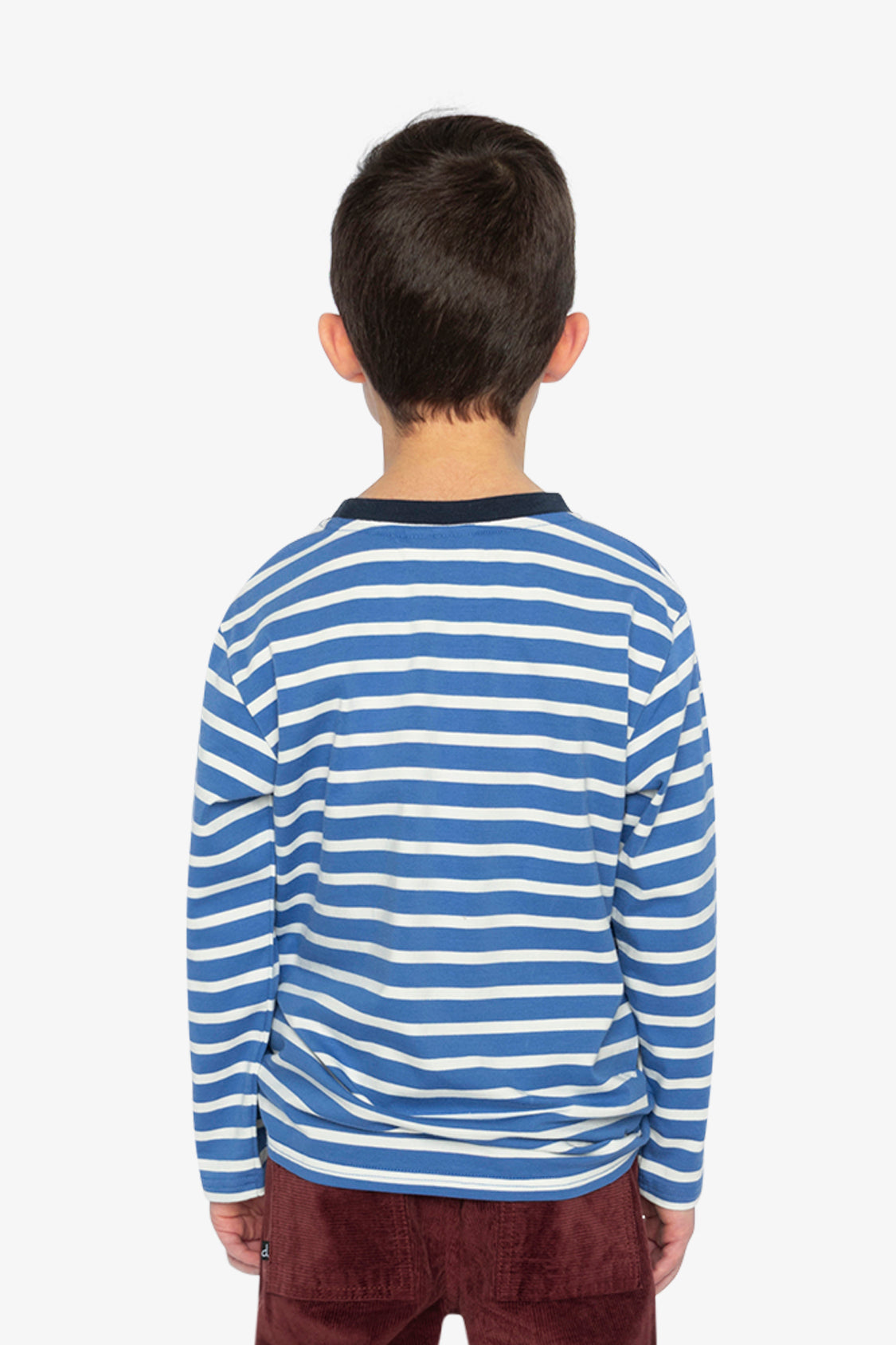 Long Sleeve T-Shirt Blue And White Stripes