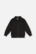 Front Zip Jacket Black